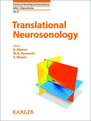 cover image of Translational Neurosonology